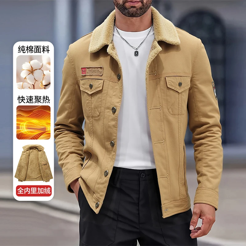 

Новая зимняя мужская одежда. Удобная и повседневная утепленная мужская куртка. Однобортная тонкая куртка.