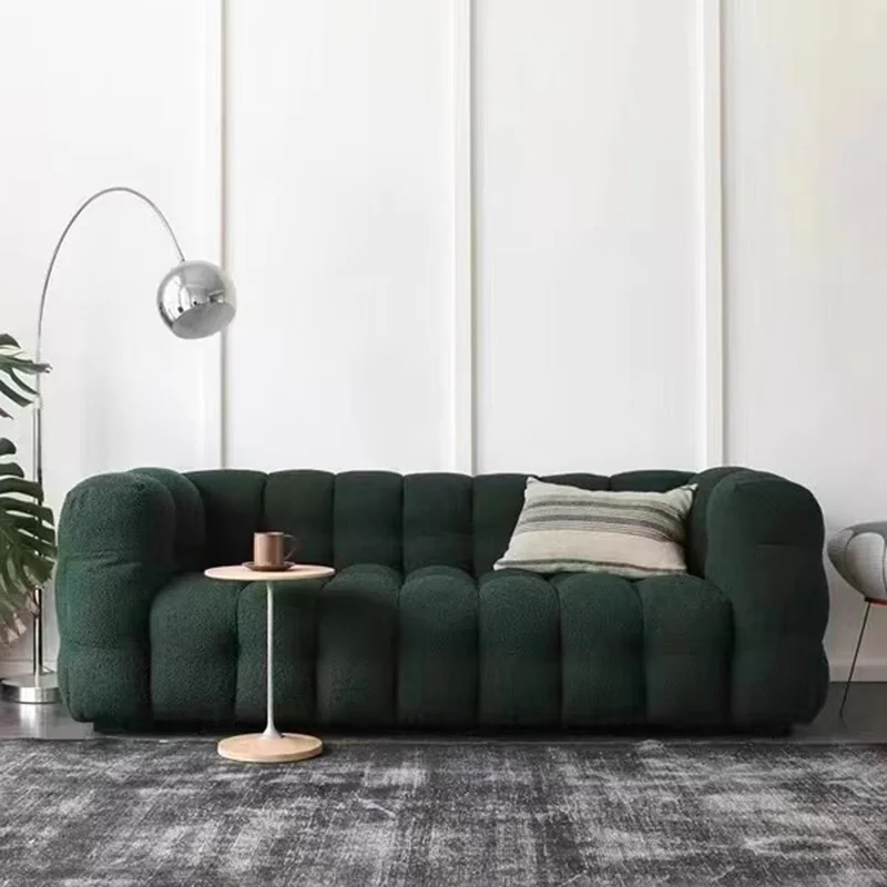 Green Minimalist Sofa Nordic Lazy Luxury Living Room Sofa Floor Modern Salasy Sofas Muebles Elegantes Modernos Home Furniture