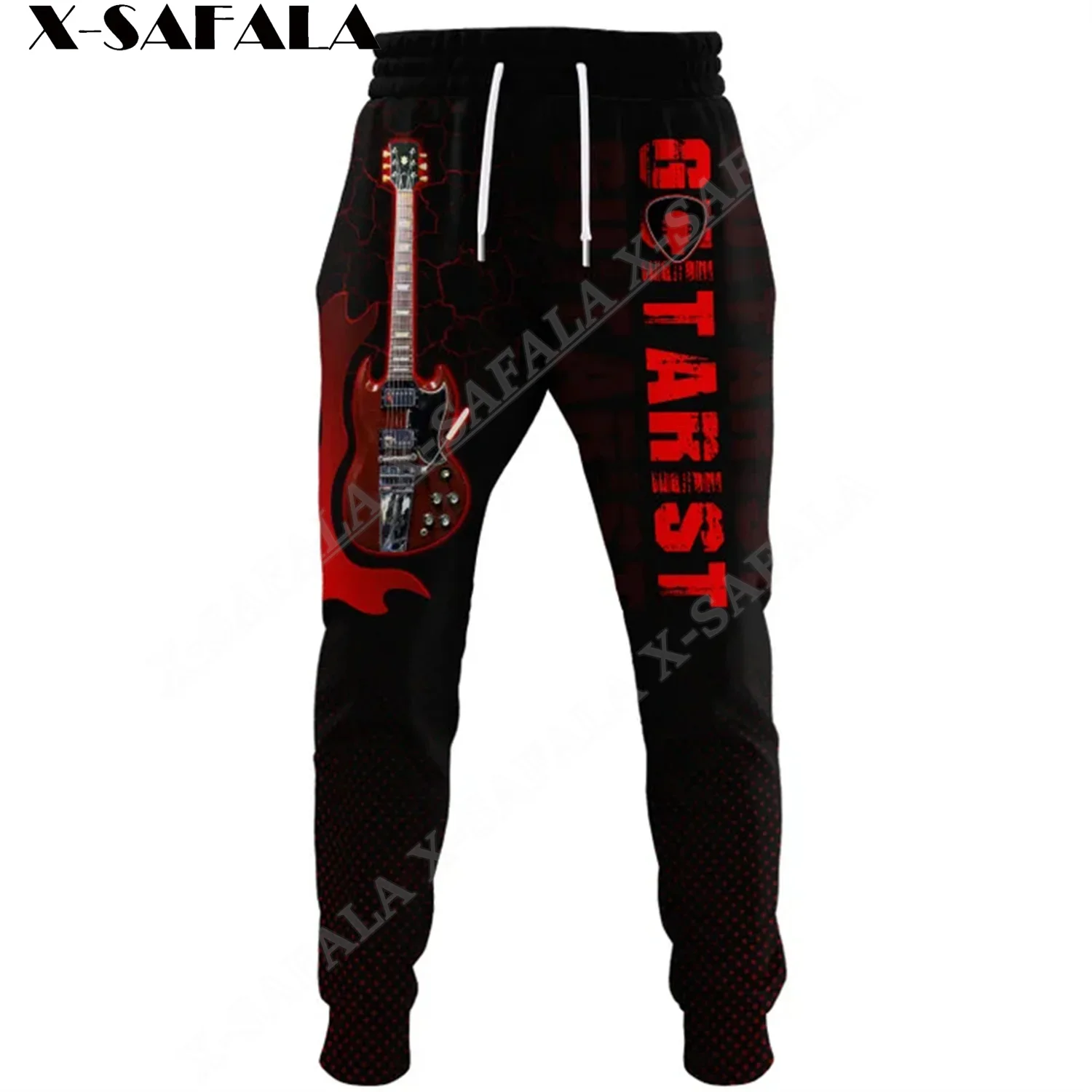 

Guitarist Electric Gift Guitar Lovers 3D Print Trousers Men Sweatpant Casual Long Joggers Streetwear Autumn Loose Sports Pants-6