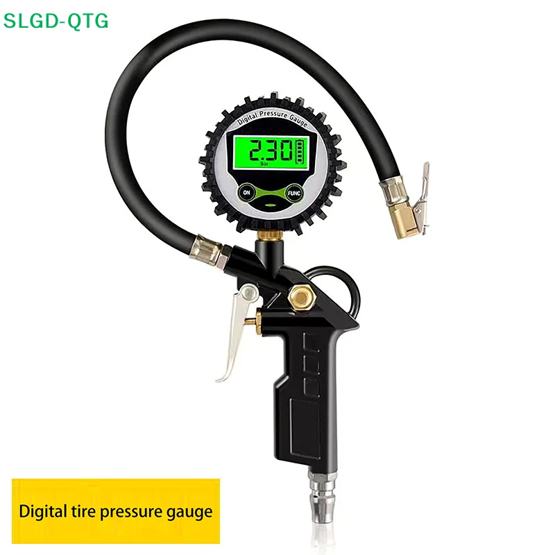 Manómetro Multifuncional de 220 PSI para Automóviles y Motocicletas, Medidor de Presión de Aire para Neumáticos, Compresor de Aire, Inflador con Manómetro