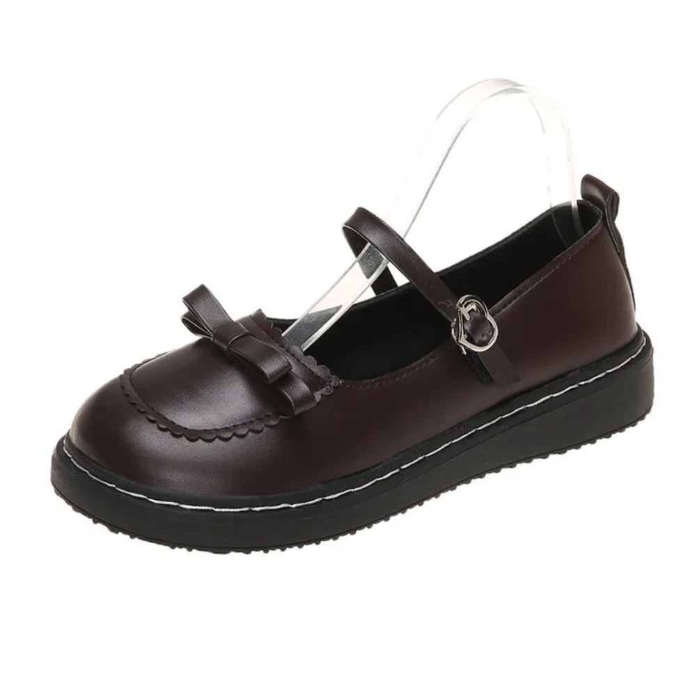 2026 Neue Frühlings-Lolita-Damen-Mary-Jane-Schuhe, schlichte, flache Schuhe mit runder Zehenpartie, Damen-Lederschuhe im schlichten Outdoor-College-Stil – Detail 13