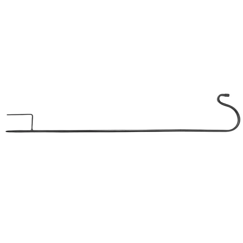 AT29-10X Shepherd Hooks Rust Resistant Garden Stake Outdoor Metal Plant Stand Hanger Bird Feeder Pole 80.5X10x1cm