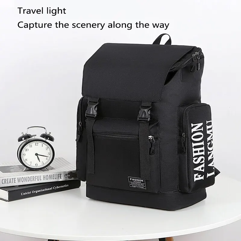 Outdoor Large-capacity Backpack Storage Bag Outdoor Leisure Travel Bag Computer School Bag Student Fashion Backpack