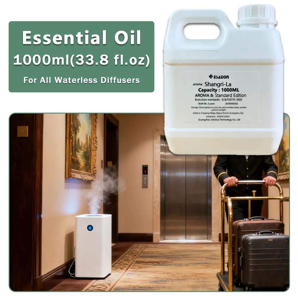 ESAEON Fragrance Expansion Diffuser Supplement Liquid Essential Oils, Hotel Aroma Machine Oil, Shangri-La - 1000ML (33.8 fl.oz)