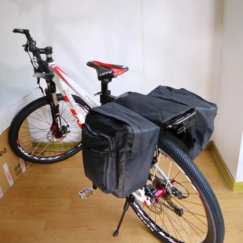 Black Adjustable Aluminum Alloy Bike Rear Rack Quick Release Seatpost Cargo Luggage Pannier Carrier For MTB Road Bikes