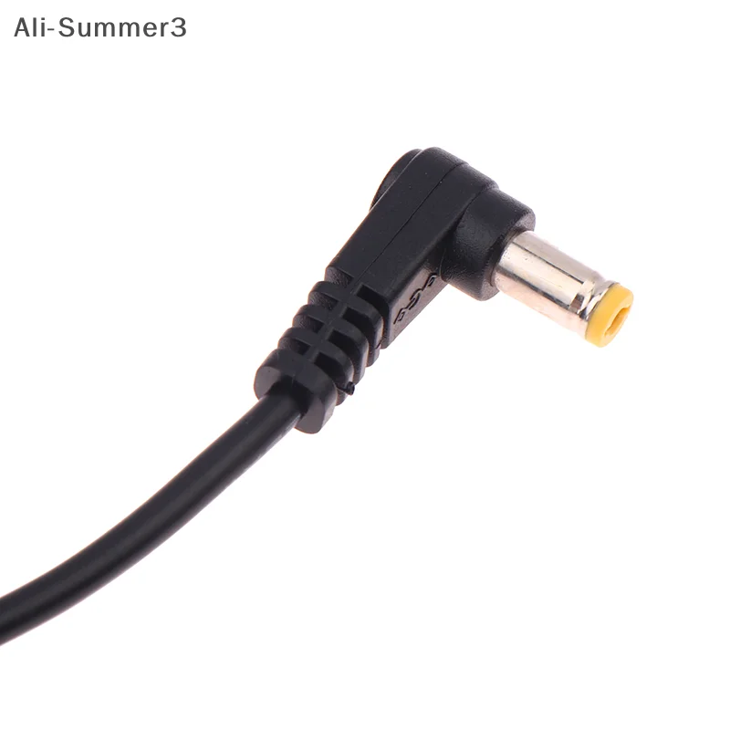 （YY）1Pc 2025 New DC Power connector 5.5 X 2.1mm / 2.5mm Male To 5.5 2.1/2.5mm Male Plug Cable Right Angled 90 Degree Power Cable