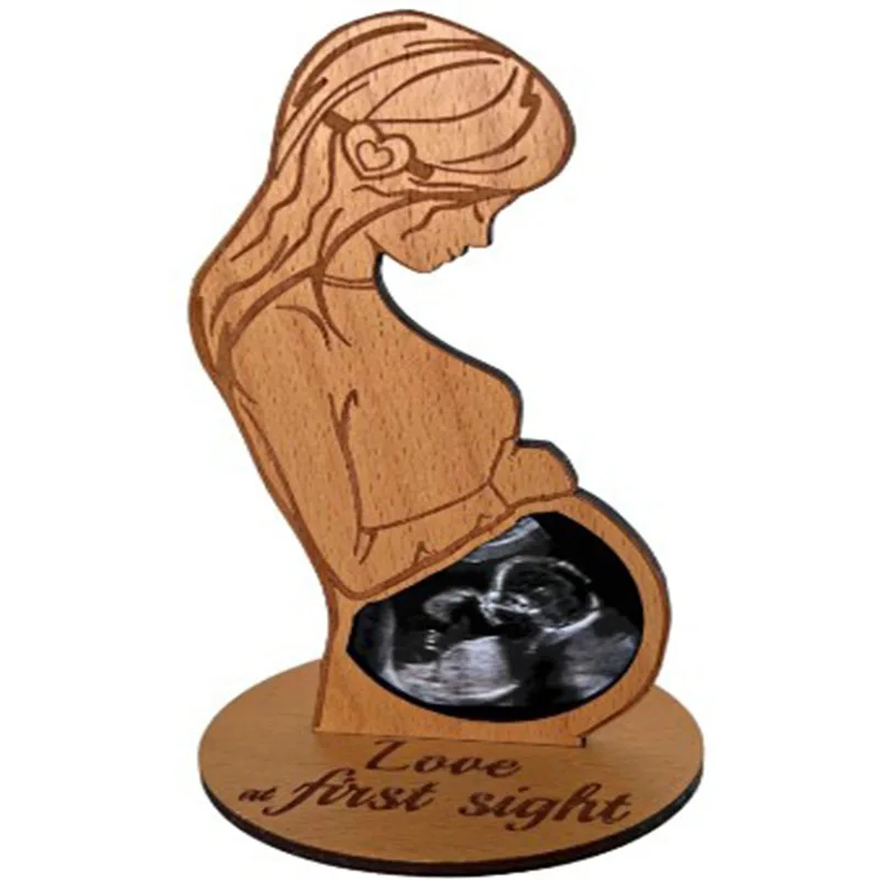 Handicraft ornaments, baby birth commemorative sign, baby ultrasound detection, B-ultrasound, souvenir pregnant mother