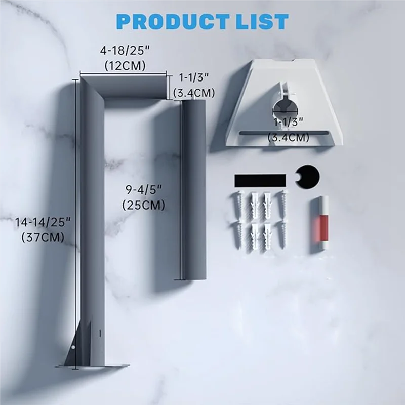 ABMF-For Starlink Gen 3 アダプター衛星機器ブラケット + ベースウォールマウント Starlink V3 ルーフマウントブラケットアクセサリー B