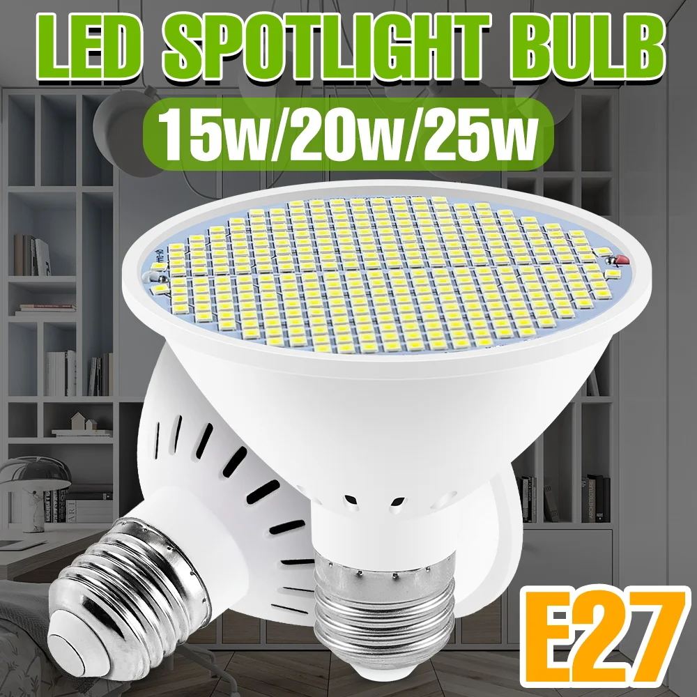 

25W Indoor LED Bulb E26/E27 Corn Lights 220V Spotlights 110V Ceiling Lights No Flicker Living Room Kitchen Bedroom Home Lighting