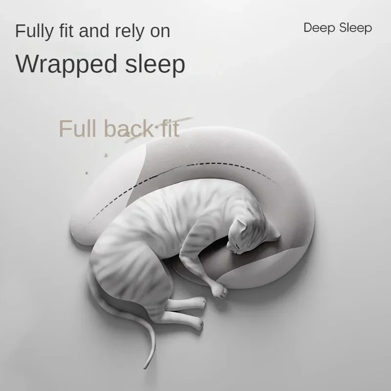 

Pillow Cat Accessories Summer Cat Only Small Pillow U-shape Dog Sleeping Mat You Can Open It and Wash It Pet Supplies