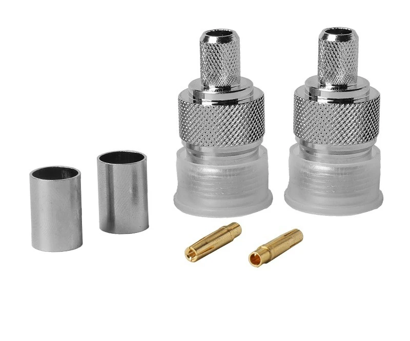 

RF coaxial RF connector N-type female head external thread internal hole connection LMR300 RG6 5D-FB feeder connector