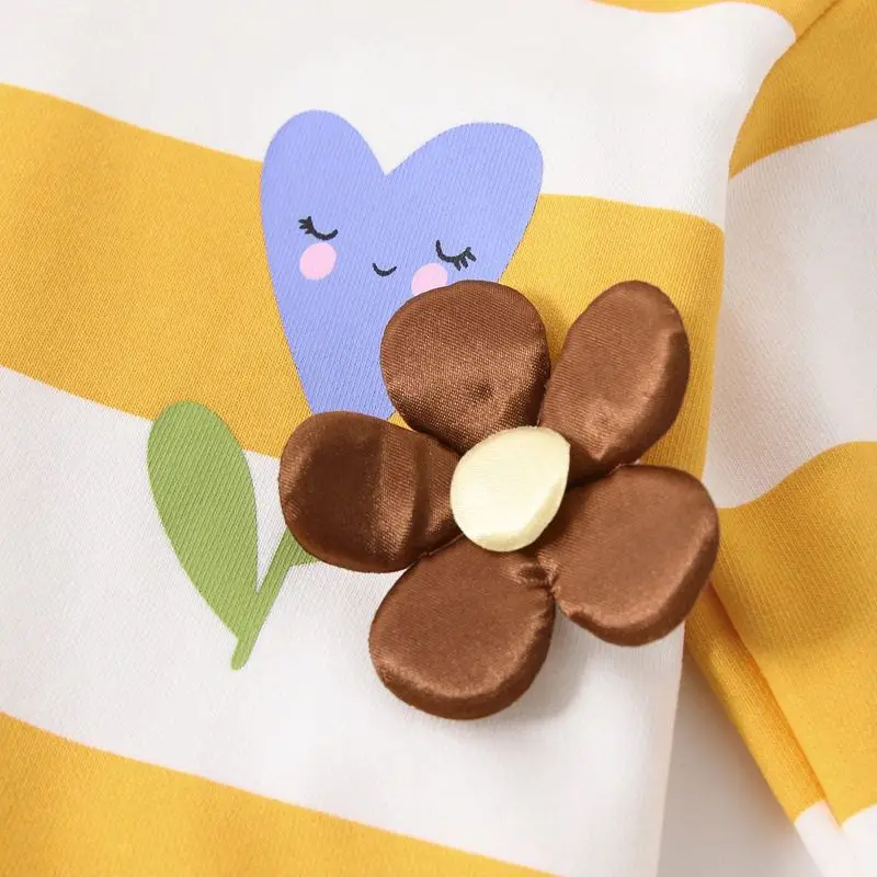 تنورة بغطاء للرأس من Malwee Princ Dr للفتيات للخريف والشتاء، تنورة مخططة من مزيج القطن والبوليستر طويلة Sve مستديرة Ne Basic Paaged #3