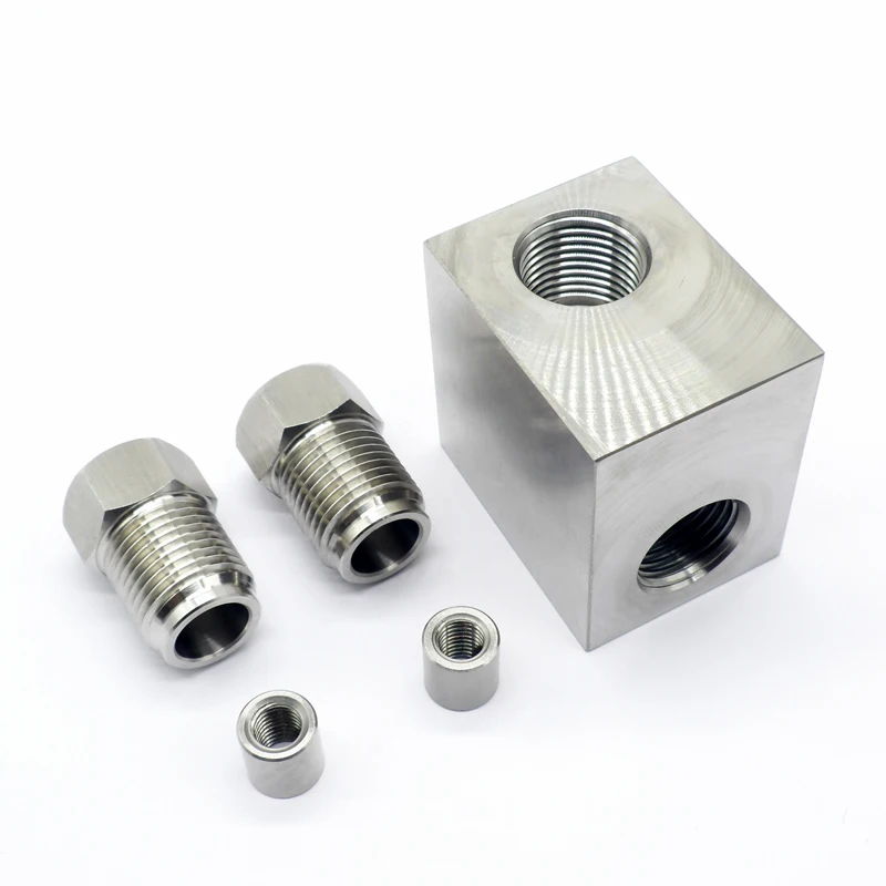 آلة قطع المياه النفاثة تركيبات متنوعة وأجزاء الصمامات اليدوية 1/4 و 3/8 و 9/16 الكوع A-0775