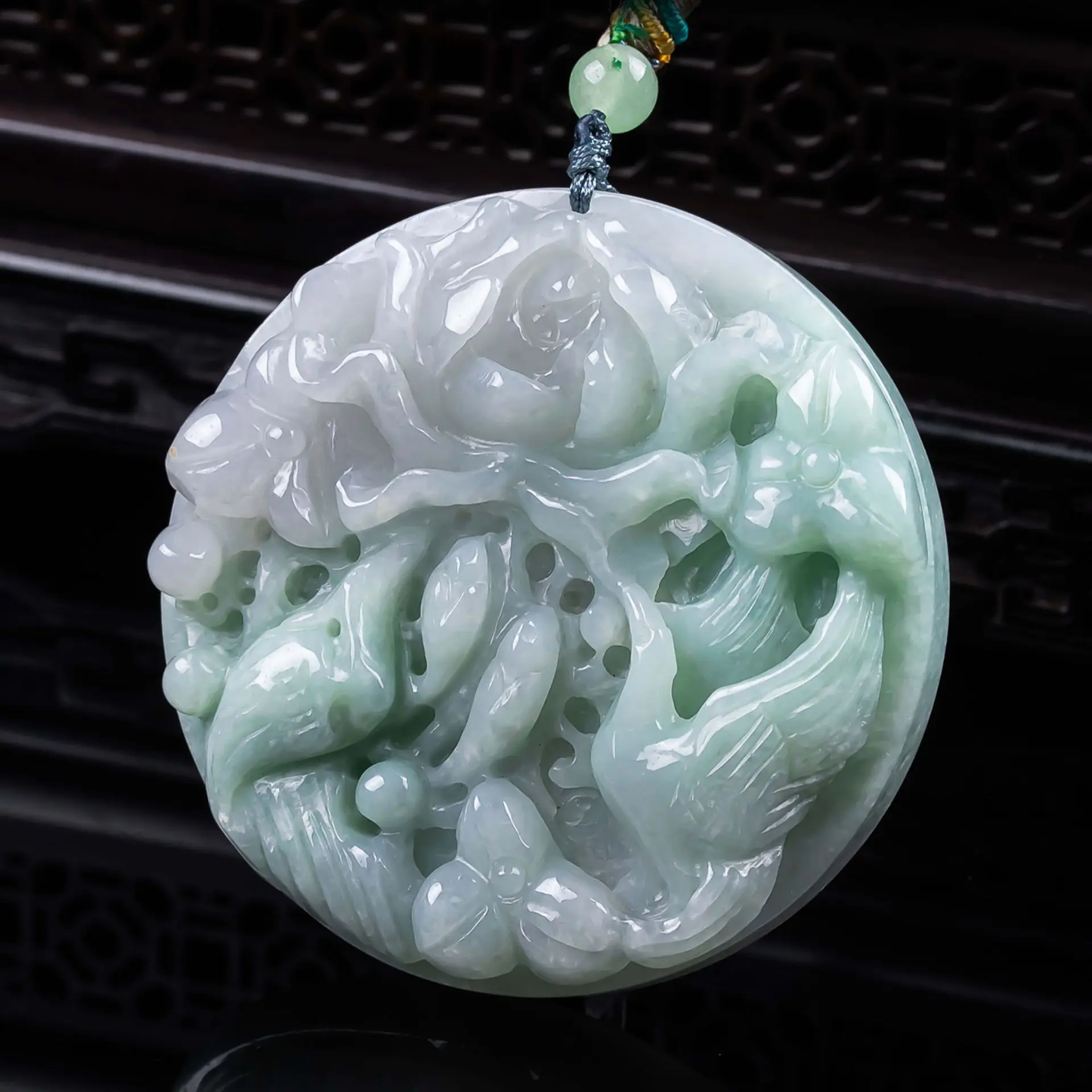 

Natural Burmese Jadeite Flower Pendant Necklace Gemstone Fashion Talismans Real Jade Charm Jewelry Gifts for Women
