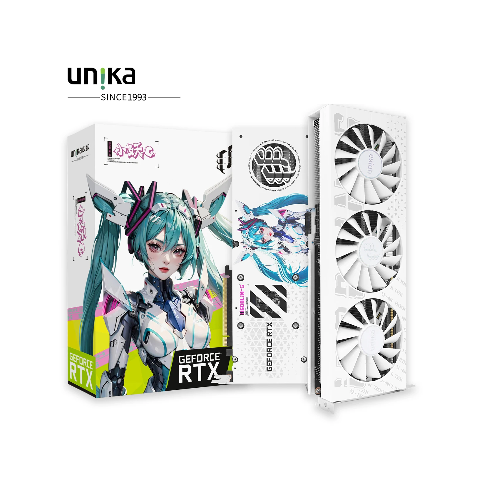 Nuovissima scheda grafica da gioco UNIKA RTX 3070TI iGOBLIN-G 8 gd6x scheda Video GPU per PC