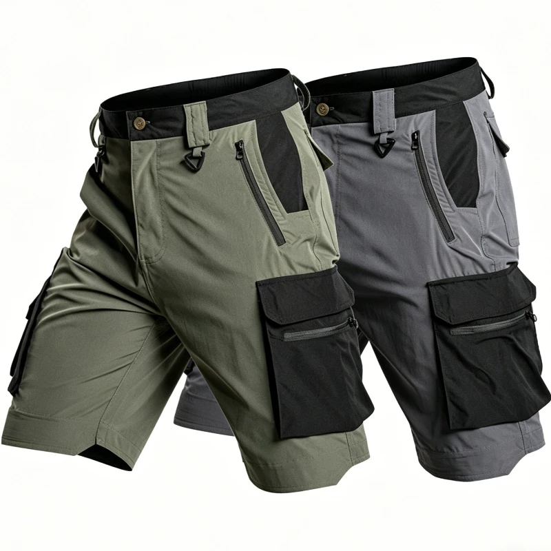 Men's Tactical Cargo Shorts Quick Dry Lightweight Multi-Pocket Military Style for Hiking Fishing Camping Work Summer Outdoor