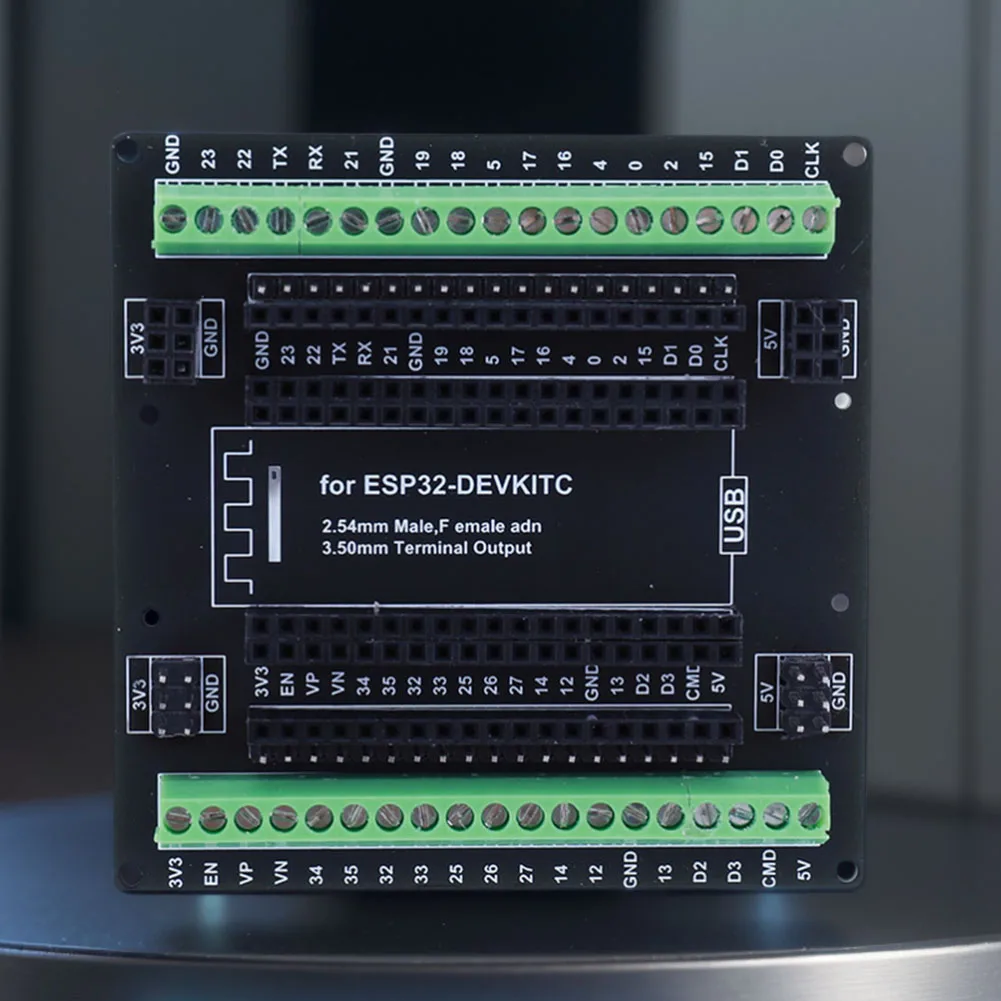 For ESP32 Super Breakout Board GPIO Expansion Module for ESP32-DevKitC ESP-WROOM-32 for 0.9inch /1.0inch Size ESP32 Module