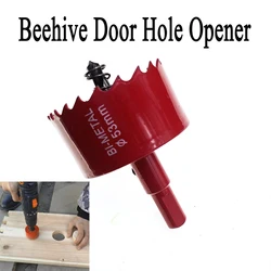 1PCS Bee Tools Beehive Metal Hive Entrance Door Hole Opener Woodworking Drill Bit 53mm 25mm Beekeeping Supplies