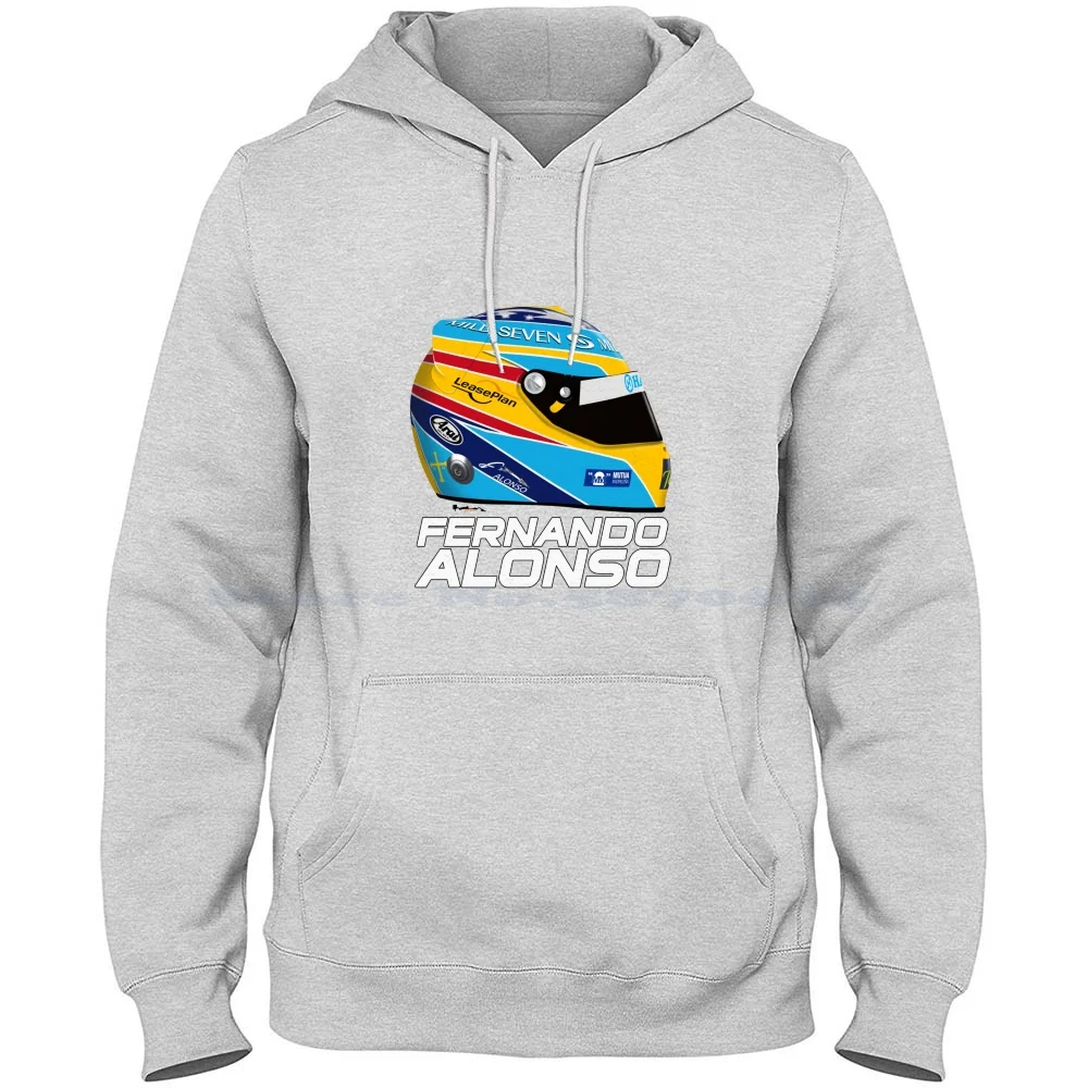 Fernando Alonso-2006 R26 Helmet 100% Cotton Hoodie Fernando Alonso 2006 Helmet R26