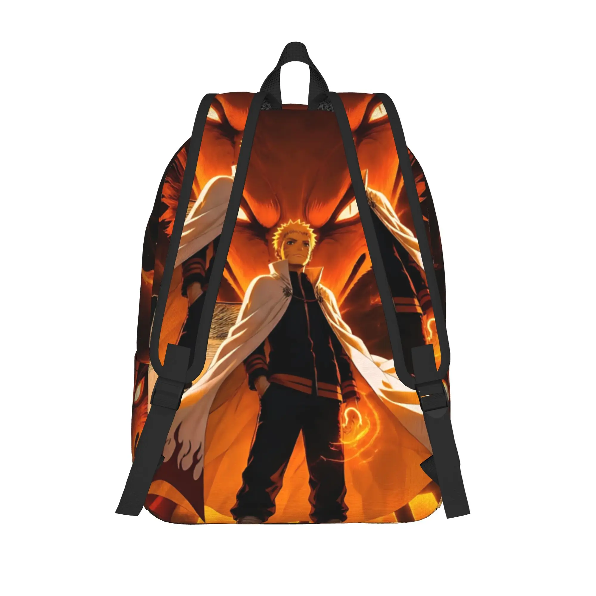 Fashion Naruto Anime Theme Backpack  Mochilas Adjustable Strap School Zipper Closure Rucksack