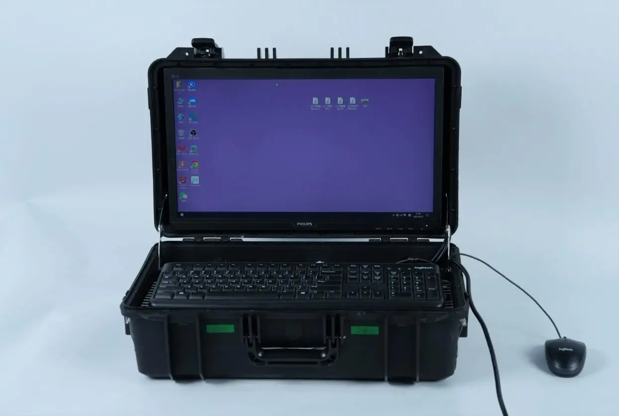 

High Frequency Radio Video Link Transmission Ground Control Station Built-in Lithium Battery Pack for Long Time Field Mission