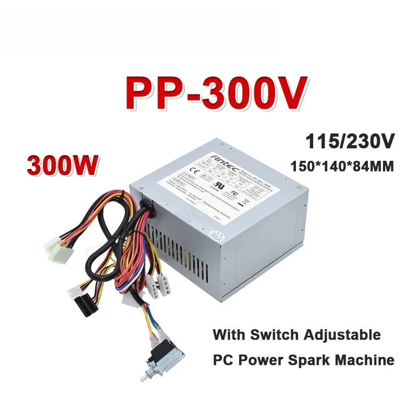 

CHJ300W Switching Power Supply New For Antec AT PP-300V Power With Switch Adjustable PC Power Spark Machine P8P9 SPI-300G