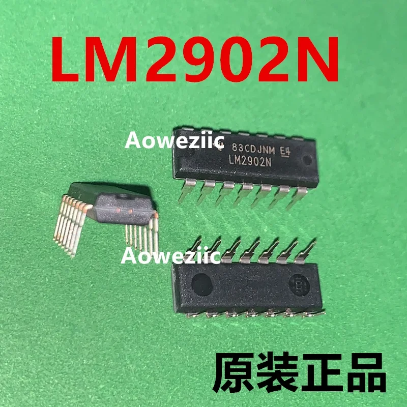 10PCS LM2902N Original genuine straight plug LM2902N PDIP-14 four-way universal operational amplifier IC chip