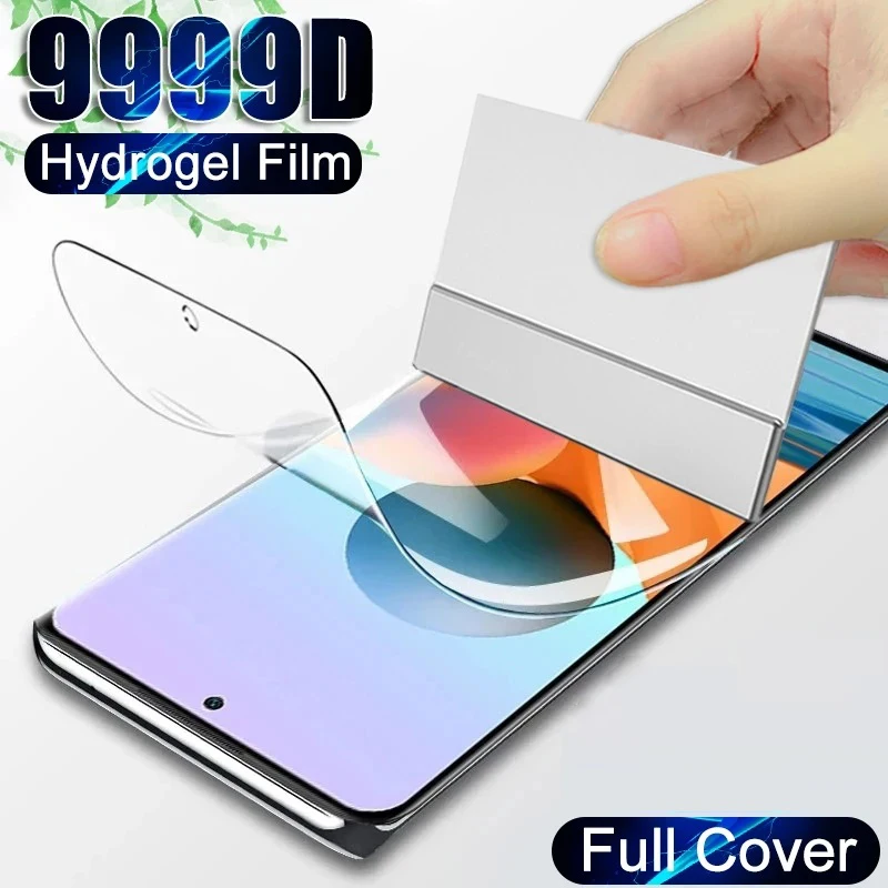 Hydrogel Film For Xiaomi Redmi Note 11 10 9 8 7 6 5 Pro 11S 10S 9A 9C 9T Screen Protector For Mi 11 11T Pro Film Not Glass