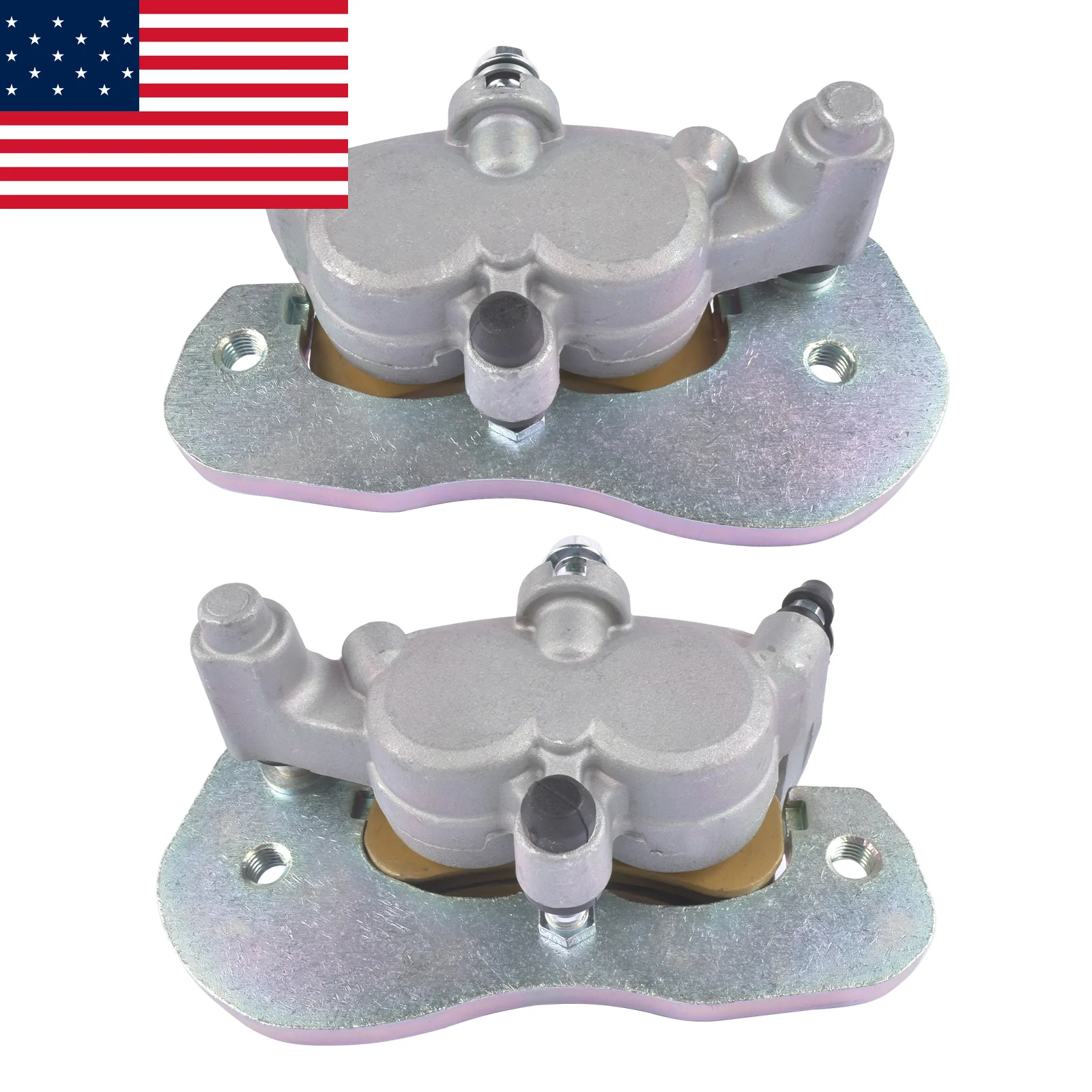 

AP03 Front Brake Calipers & Sintered Pads 705601463 705601462 for Can Am Maverick Trail/Sport/X3 2017-2022 Defender 2016-2022