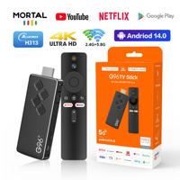 Smart Android TV G96 TV Stick  Android 14 Q2 4K Allwinner Google Voice H313 Wifi6 HDR 10 BT5.0 NETFLIX Games  Media Player Box
