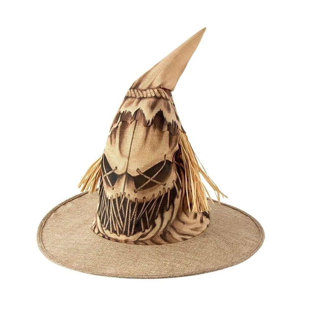 

Fashion Light Weight Scarecrow Hat Cosplay Dress Up Witch Hat Costume Accessory Halloween Hat Halloween Parties