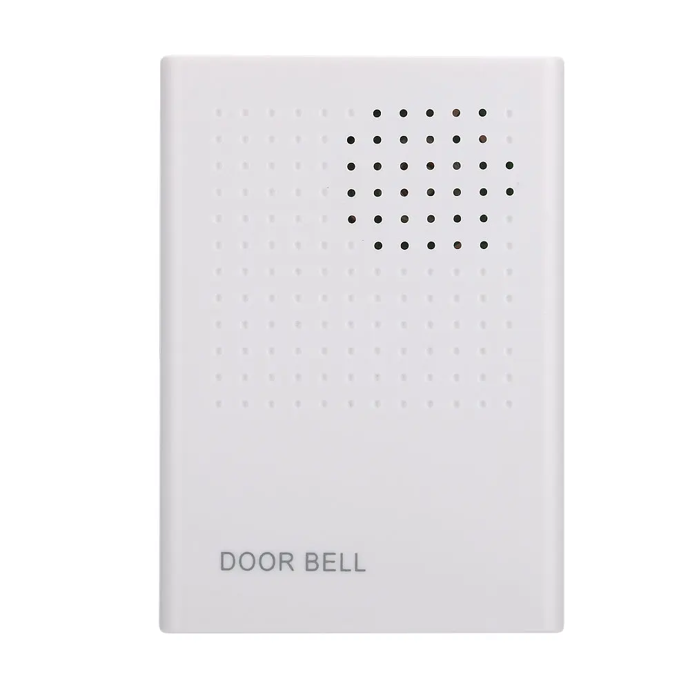 MAOTEWANG Generic DC 12V Wired Doorbell Door Bell Chime Home Access Control System White Small Size For Security Access Control