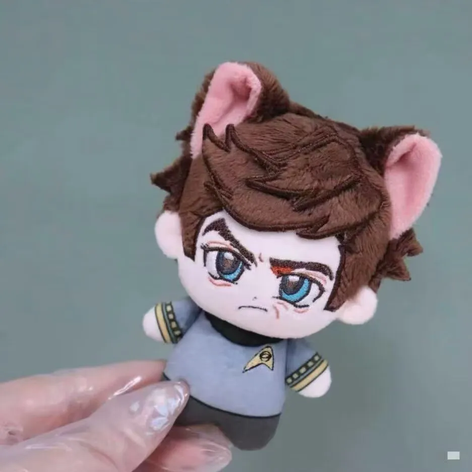 Muñeco de Peluche de Leonard H. McCoy de Bones, Colgante de 10 cm, Juguete de Peluche de Bones, Muñeco para Mochila, Regalo Coleccionable de Navidad