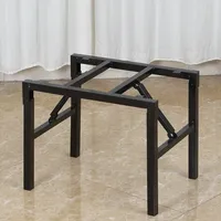 Foldable Table Leg Supports Dining Table Frames Thickened Reinforced Spring Legs Heavy-Duty Stable U-Shape Contemporary Design