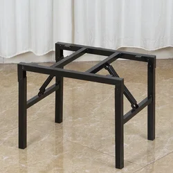Foldable Table Leg Supports Dining Table Frames Thickened Reinforced Spring Legs Heavy-Duty Stable U-Shape Contemporary Design