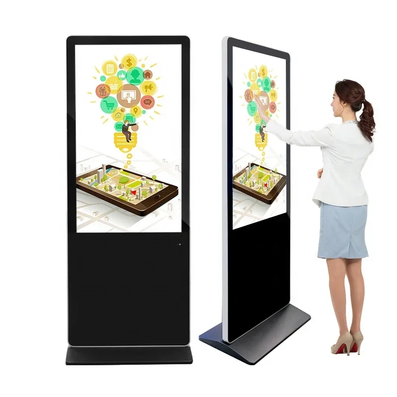 55 inch digital signage display machine android wifi lcd monitor vertical tv indoor advertising screen