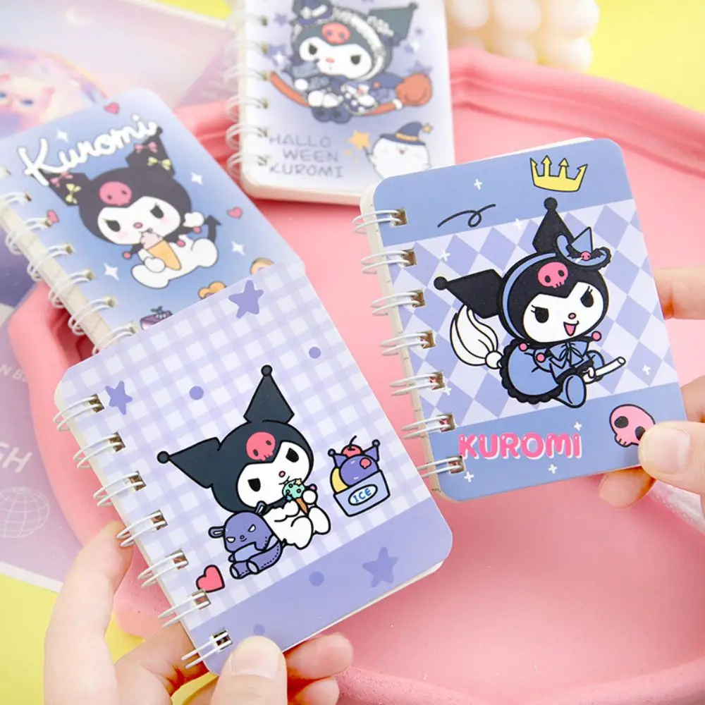 Sanrio Cartoon Notebook Kuromi My Melody Cinnamoroll Kitty Portable Student Diary Notebook Children\'s Gifts Student Supplies