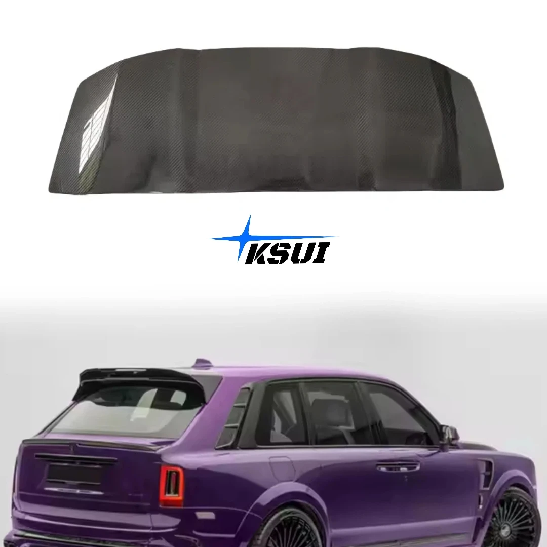

Upgraded Cullinan High-quality Dry Carbon Fiber Top Wing for Rolls Royce Cullinan Rear Trunk Carbon Fiber Spoiler Body Kit