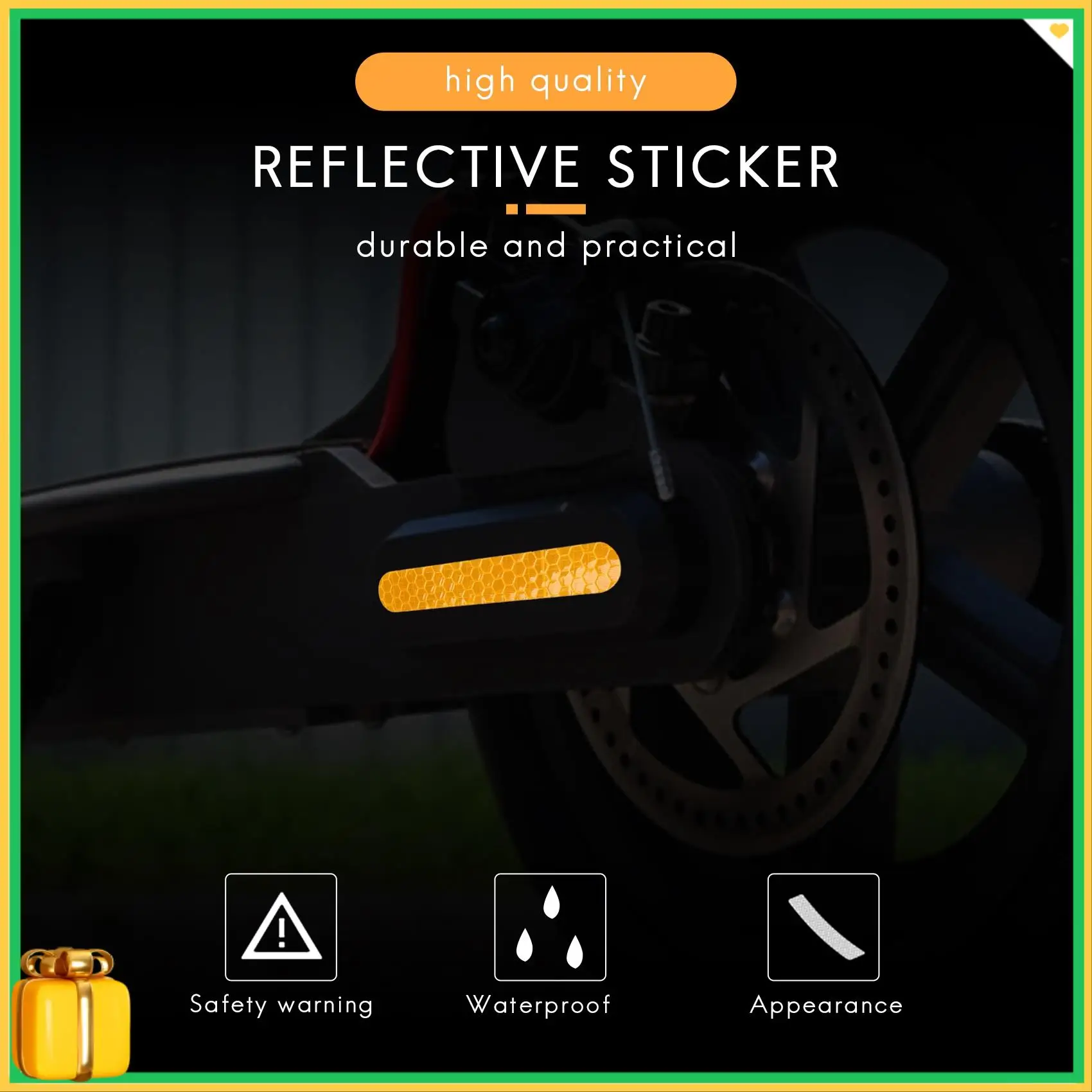 

Premium Front Rear Wheel Cover Protective Shell Reflective Sticker For Ninebot Max G30 Scooter Accessories 4PCS