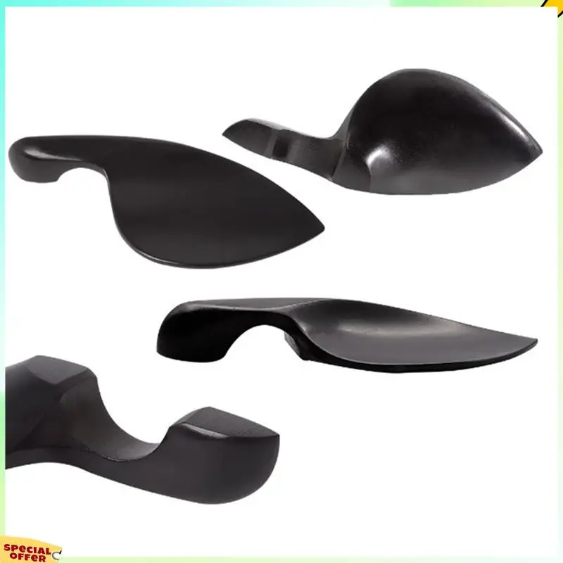 

TURE Ebony Wood Violin Pegs Chin Rest Violin Chinrest End Pin Tuner Tailpiece Set 4/4 Violin Replacement