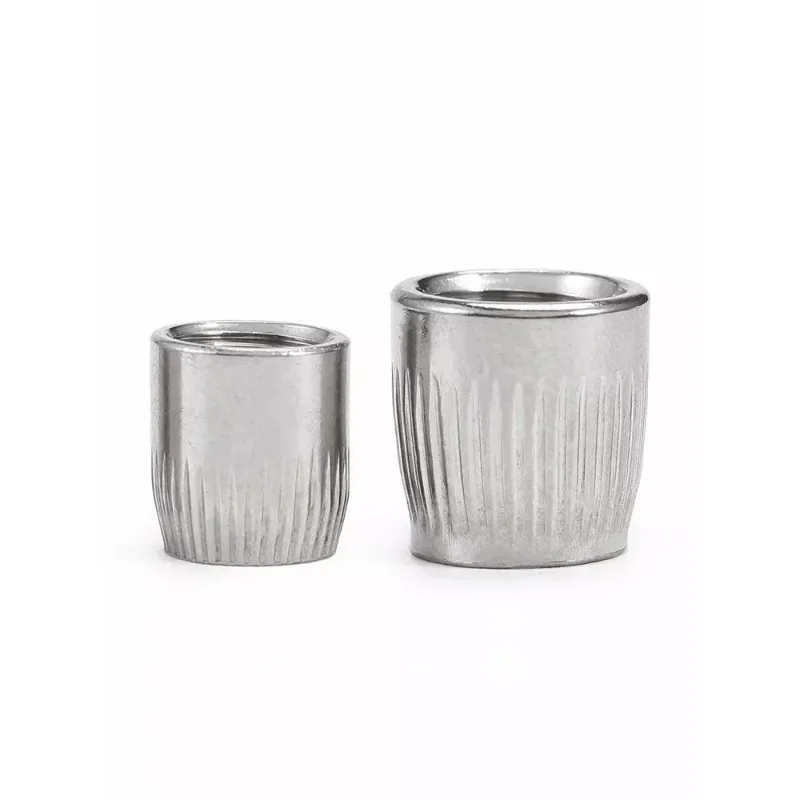 2-5Pcs M6 M8 M10 M12 Tapered Conical Nuts A2 304Stainless Steel Knurled Caps Screw Female Thread Cone Built In Expansion Nut