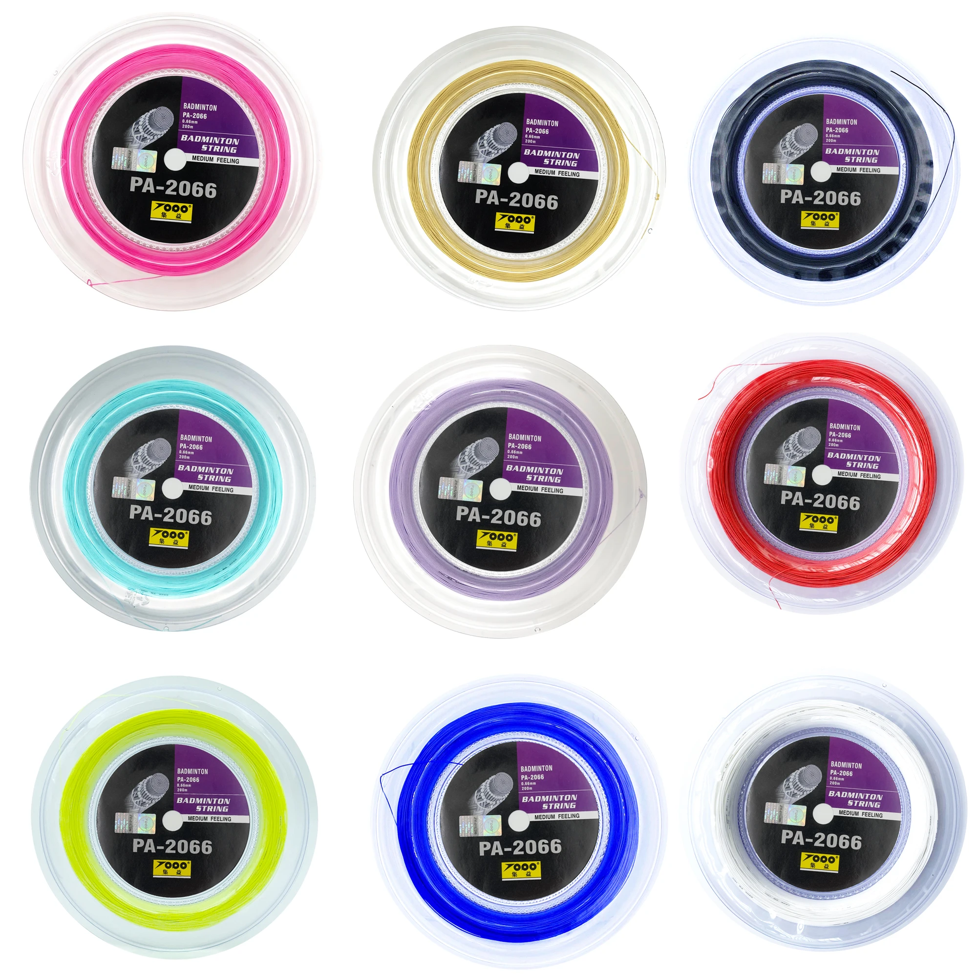 0.66mm 200m PA-2066 Badminton String/badminton racket string