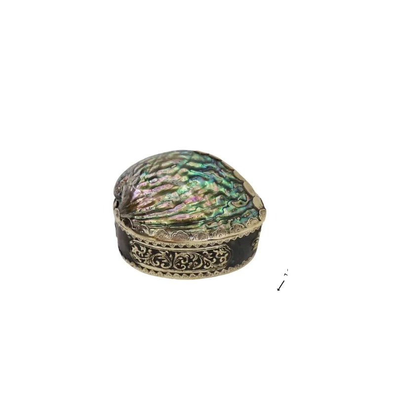

*Exquisite shell jewelry box light luxury retro style necklace ring storage packaging gift box handmade