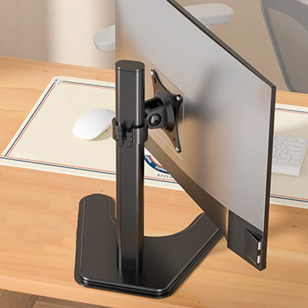 

Adjustable Desktop Monitor Holder Large Base 14-27 Inches Computer Monitor Stand Increase Height Portable