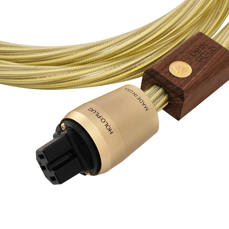 Nordost Odin hifi power cable audio pure copper fever power cord gold-plated us and EU  standard plug