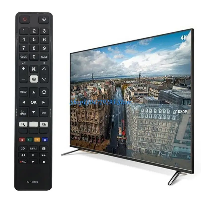 Y2GD Versatile Remote Control CT8069 No Programming Required for 43L3653DB Repair
