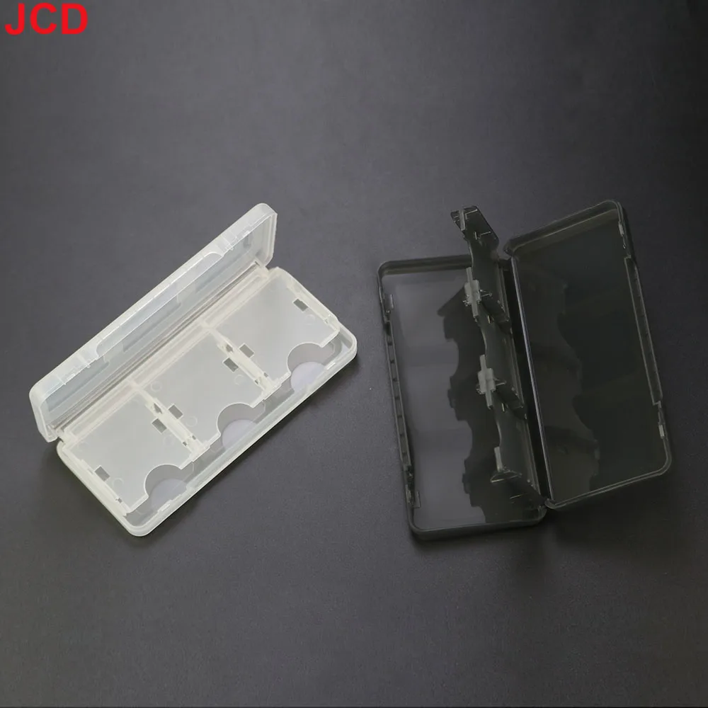 JCD  6 In1 Black/White Game Card Case Box For DS Lite NDSL NDSi XL LL For 3DS NEW 3DS LL XL Portable Cartridge Box view 5
