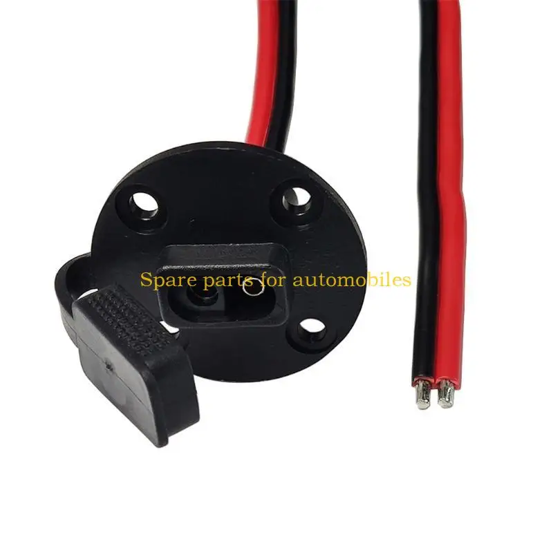 H58F مانعة لتسرب الماء SAE المقبس الجانبي منفذ تمديد كابل لوحة التوصيل السريع 12AWG