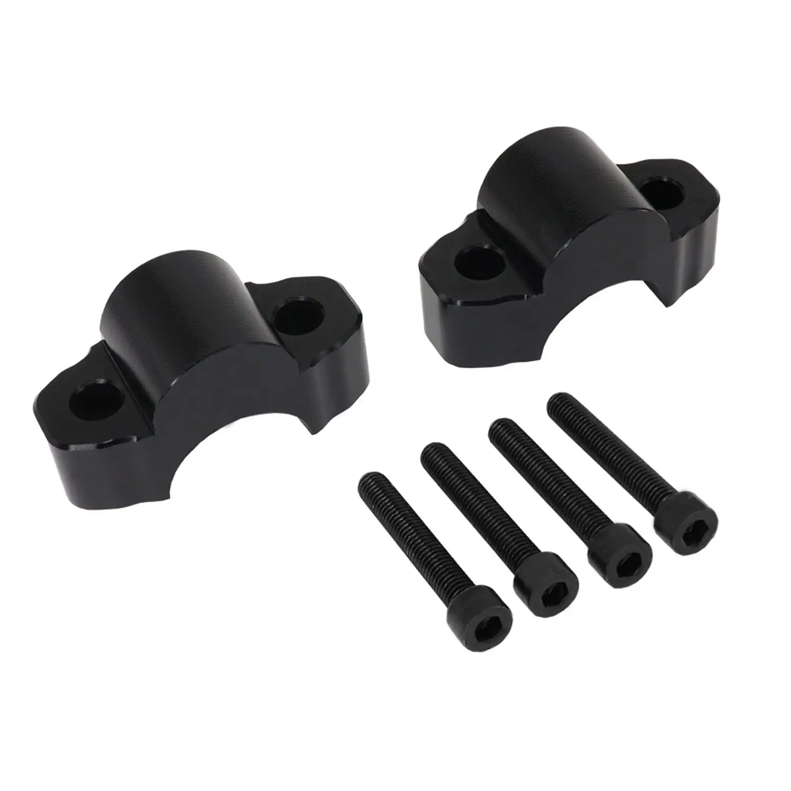 Motocicleta guiador Risers, preto substituir peças para XT700Z 2019-2023, 2x