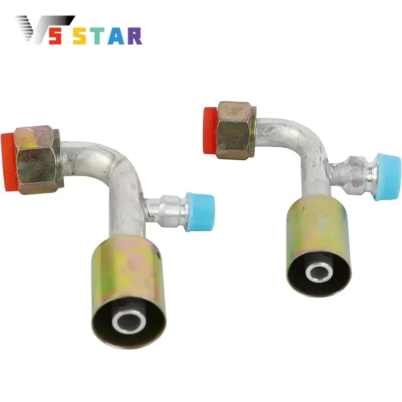 

Высококачественный комплект фитингов для кондиционеров # 8 и # 10 женских O-образных фитингов-бусинок с углом 90 градусов для трубок AI, железных винтов и железных оболочек